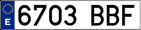 Truck License Plate